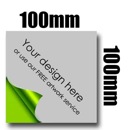 100mm x 100mm Car stickers / decals