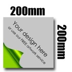 200mm x 200mm Car stickers / decals