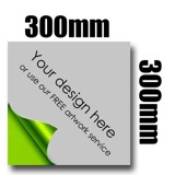 300mm x 300mm Car stickers / decals