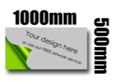 1000mm x 500mm Car stickers / decals