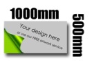 1000mm x 500mm Stickers / labels